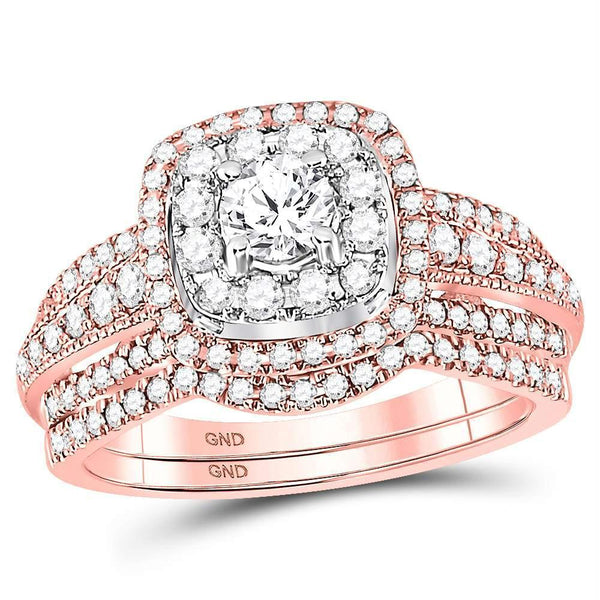 10kt White Gold Women's Emerald Solitaire Stackable Ring-Gold & Diamond Wedding Jewelry-JadeMoghul Inc.