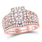 10kt White Gold Women's Emerald Solitaire Stackable Ring-Gold & Diamond Wedding Jewelry-JadeMoghul Inc.