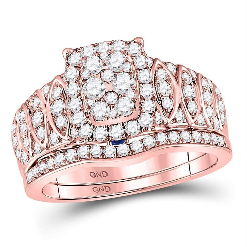 10kt White Gold Women's Emerald Solitaire Stackable Ring-Gold & Diamond Wedding Jewelry-JadeMoghul Inc.