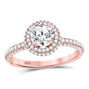 10kt White Gold Women's Emerald Solitaire Stackable Ring-Gold & Diamond Wedding Jewelry-JadeMoghul Inc.