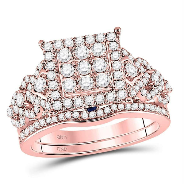 10kt White Gold Women's Emerald Solitaire Stackable Ring-Gold & Diamond Wedding Jewelry-JadeMoghul Inc.
