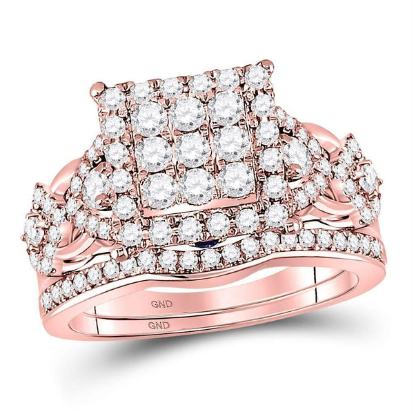 10kt White Gold Women's Emerald Solitaire Stackable Ring-Gold & Diamond Wedding Jewelry-JadeMoghul Inc.