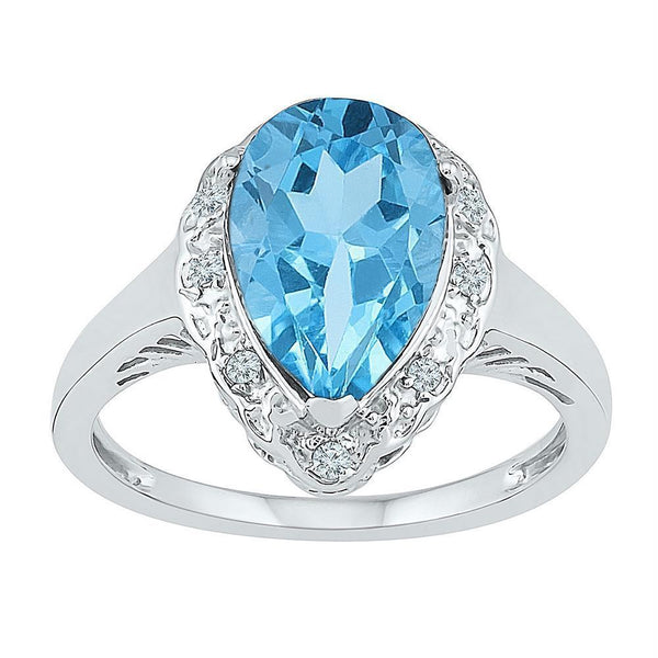 10kt White Gold Women's Emerald Solitaire Stackable Ring-Rings And Bands-10-JadeMoghul Inc.