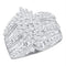 10kt White Gold Women's Emerald Solitaire Stackable Ring-Rings And Bands-5-JadeMoghul Inc.