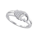 10kt White Gold Women's Emerald Solitaire Stackable Ring-Rings And Bands-5-JadeMoghul Inc.