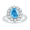 10kt White Gold Women's Emerald Solitaire Stackable Ring-Rings And Bands-9.5-JadeMoghul Inc.