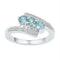 10kt White Gold Women's Emerald Solitaire Stackable Ring-Rings And Bands-9-JadeMoghul Inc.