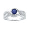 10kt White Gold Women's Emerald Solitaire Stackable Ring-Rings And Bands-9-JadeMoghul Inc.