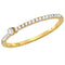 10kt White Gold Women's Emerald Solitaire Stackable Ring-Rings And Bands-JadeMoghul Inc.