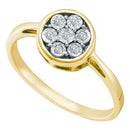 10kt White Gold Women's Emerald Solitaire Stackable Ring-Rings And Bands-JadeMoghul Inc.