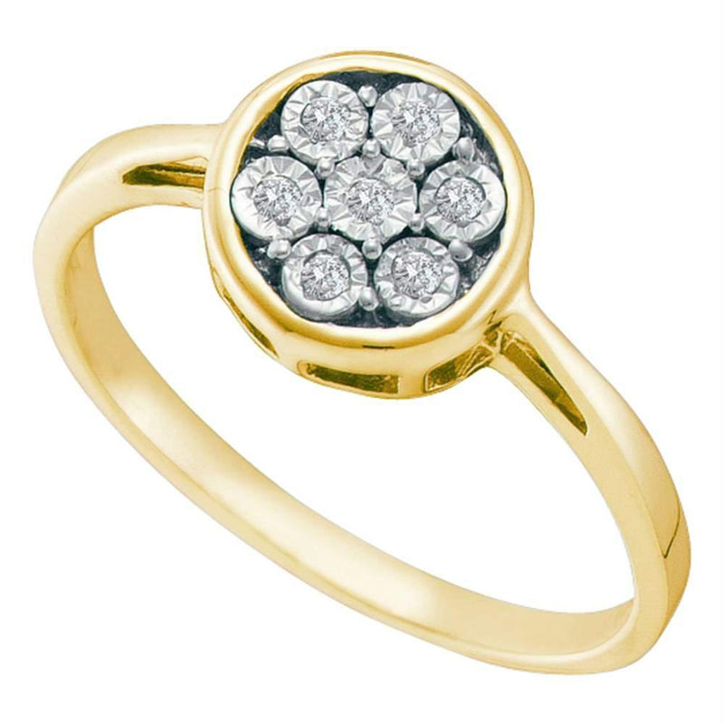 10kt White Gold Women's Emerald Solitaire Stackable Ring-Rings And Bands-JadeMoghul Inc.