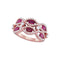 10kt White Gold Women's Emerald Solitaire Stackable Ring-Rings And Bands-JadeMoghul Inc.