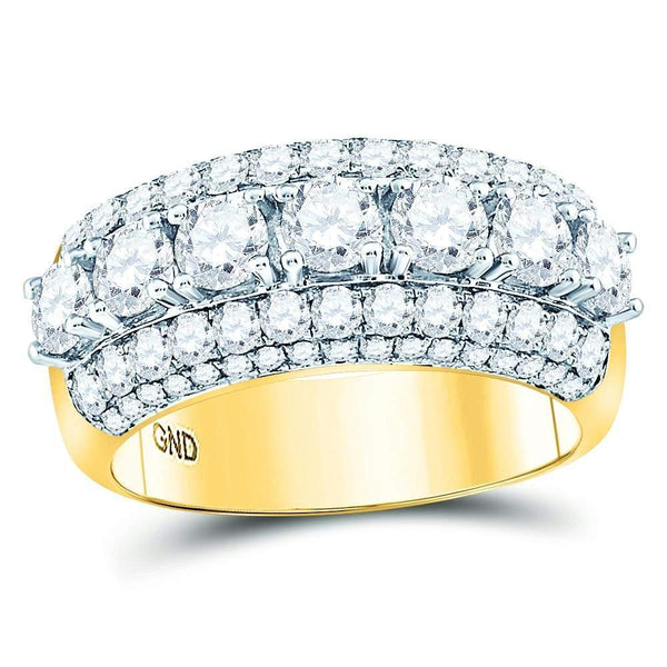 10kt White Gold Women's Emerald Solitaire Stackable Ring-Rings And Bands-JadeMoghul Inc.