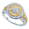 10kt White Gold Women's Emerald Solitaire Stackable Ring-Rings And Bands-JadeMoghul Inc.