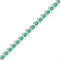 10kt White Gold Women's Emerald Solitaire Stackable Ring-Sterling Silver G&D-JadeMoghul Inc.