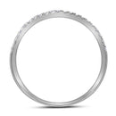 10kt White Gold Women's Princess Diamond Elevated Bridal Wedding Engagement Ring Band Set 1.00 Cttw - FREE Shipping (US/CAN)-Wedding Jewelry-JadeMoghul Inc.