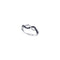 10kt White Gold Women's Round Black Color Enhanced Diamond Woven Band Ring 3/8 Cttw - FREE Shipping (US/CAN)-Gold & Diamond Bands-5-JadeMoghul Inc.