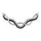 10kt White Gold Women's Round Cognac-brown Color Enhanced Diamond Infinity Pendant Necklace 1-3 Cttw - FREE Shipping (US/CAN)-Gold & Diamond Pendants & Necklaces-JadeMoghul Inc.
