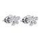 10kt White Gold Womens Round Diamond Butterfly Dragonfly Bug Stud Earrings 1-10 Cttw - FREE Shipping (US/CAN)-Gold & Diamond Earrings-JadeMoghul Inc.