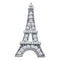 10kt White Gold Womens Round Diamond Eiffel Tower Fashion Pendant 1-3 Cttw-Gold & Diamond Pendants & Necklaces-JadeMoghul Inc.