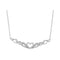 10kt White Gold Women's Round Diamond Heart Pendant Necklace 1-6 Cttw - FREE Shipping (US/CAN)-Gold & Diamond Pendants & Necklaces-JadeMoghul Inc.