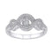 10kt White Gold Women's Round Diamond Moving Twinkle Solitaire Bridal Wedding Engagement Ring 1/4 Cttw - FREE Shipping (US/CAN)-Wedding Jewelry-5-JadeMoghul Inc.