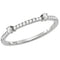 10kt White Gold Women's Round Diamond Single Row Stackable Band Ring 1/6 Cttw - FREE Shipping (US/CAN)-Rings And Bands-5-JadeMoghul Inc.