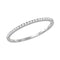 10kt White Gold Women's Round Diamond Slender Stackable Band Ring 1-8 Cttw - FREE Shipping (US/CAN)-Gold & Diamond Rings-JadeMoghul Inc.