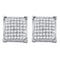 10kt White Gold Women's Round Diamond Square Cluster Screwback Earrings 1-3 Cttw - FREE Shipping (USA/CAN)-Gold & Diamond Earrings-JadeMoghul Inc.