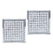 10kt White Gold Women's Round Diamond Square Cluster Stud Earrings 1-20 Cttw - FREE Shipping (USA/CAN)-Gold & Diamond Earrings-JadeMoghul Inc.