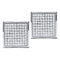 10kt White Gold Women's Round Diamond Square Earrings 1-20 Cttw - FREE Shipping (USA/CAN)-Gold & Diamond Earrings-JadeMoghul Inc.