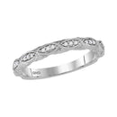 10kt White Gold Women's Round Diamond Stackable Band Ring 1-10 Cttw - FREE Shipping (US/CAN)-Gold & Diamond Rings-JadeMoghul Inc.