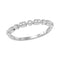 10kt White Gold Women's Round Diamond Stackable Band Ring 1-8 Cttw - FREE Shipping (US/CAN)-Gold & Diamond Rings-JadeMoghul Inc.