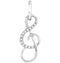 10kt White Gold Women's Round Diamond Treble Clef Music Note Pendant 1-10 Cttw - FREE Shipping (US/CAN)-Gold & Diamond Pendants & Necklaces-JadeMoghul Inc.