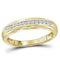 10kt Yellow Gold His & Hers Round Diamond Solitaire Matching Bridal Wedding Ring Band Set 1/2 Cttw - FREE Shipping (US/CAN)-Gold & Diamond Trio Sets-5-JadeMoghul Inc.
