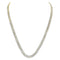 10kt Yellow Gold Mens Diamond Cuban Link Chain Necklace 7.00 Cttw-Gold & Diamond Pendants & Necklaces-JadeMoghul Inc.