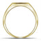 10kt Yellow Gold Men's Round Black Color Enhanced Diamond Wedding Band Ring 1.00 Cttw - FREE Shipping (US/CAN)-Gold & Diamond Wedding Jewelry-9-JadeMoghul Inc.