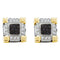 10kt Yellow Gold Mens Round Diamond 3D Cube Square Cluster Stud Earrings 1-4 Cttw - FREE Shipping (US/CAN)-Gold & Diamond Men Earrings-JadeMoghul Inc.