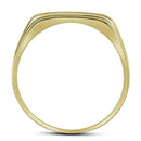 10kt Yellow Gold Men's Round Diamond Single Row Two-tone Wedding Band Ring 1/8 Cttw - FREE Shipping (US/CAN)-Gold & Diamond Wedding Jewelry-8-JadeMoghul Inc.