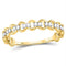 10kt Yellow Gold Women's Diamond Link Stackable Band Ring-Rings And Bands-9-JadeMoghul Inc.