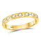 10kt Yellow Gold Women's Diamond Stackable Band Ring-Rings And Bands-8-JadeMoghul Inc.