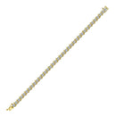 10kt Yellow Gold Women's Diamond Tennis Bracelet-Gold & Diamond Bracelets-JadeMoghul Inc.