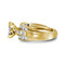 10kt Yellow Gold Women's Princess Diamond Cluster Bridal Wedding Engagement Ring 1/2 Cttw - FREE Shipping (US/CAN) - Size 5-Gold & Diamond Engagement & Anniversary Rings-6-JadeMoghul Inc.