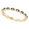 10kt Yellow Gold Women's Round Cognac-brown Color Enhanced Diamond Band Ring 1/10 Cttw - FREE Shipping (US/CAN)-Gold & Diamond Bands-6-JadeMoghul Inc.