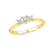 10kt Yellow Gold Women's Round Diamond 3-stone Bridal Wedding Engagement Ring 1/12 Cttw - FREE Shipping (US/CAN)-Gold & Diamond Engagement & Anniversary Rings-5-JadeMoghul Inc.