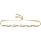10kt Yellow Gold Women's Round Diamond Bolo Bracelet 1-3 Cttw - FREE Shipping (US/CAN)-Gold & Diamond Bracelets-JadeMoghul Inc.