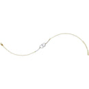 10kt Yellow Gold Women's Round Diamond Double Linked Heart Bracelet 1-5 Cttw - FREE Shipping (US/CAN)-Gold & Diamond Bracelets-JadeMoghul Inc.