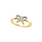 10kt Yellow Gold Women's Round Diamond Ribbon Bow Knot Ring 1/6 Cttw - FREE Shipping (US/CAN)-Gold & Diamond Fashion Rings-5-JadeMoghul Inc.
