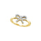 10kt Yellow Gold Women's Round Diamond Ribbon Bow Knot Ring 1/6 Cttw - FREE Shipping (US/CAN)-Gold & Diamond Fashion Rings-5-JadeMoghul Inc.
