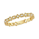 10kt Yellow Gold Women's Round Diamond Squares Stackable Band Ring 1-10 Cttw - FREE Shipping (US/CAN)-Gold & Diamond Rings-JadeMoghul Inc.